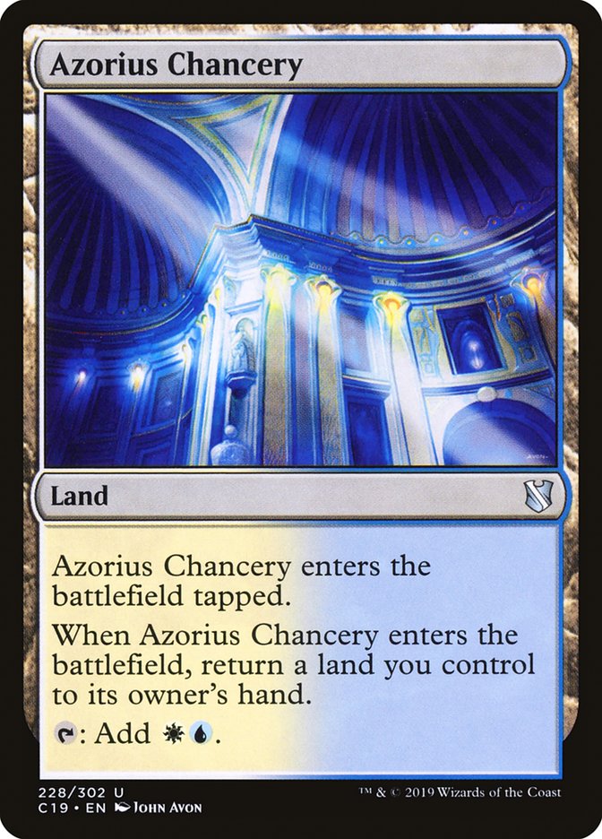 Azorius Chancery [Commander 2019] | Card Merchant Takapuna