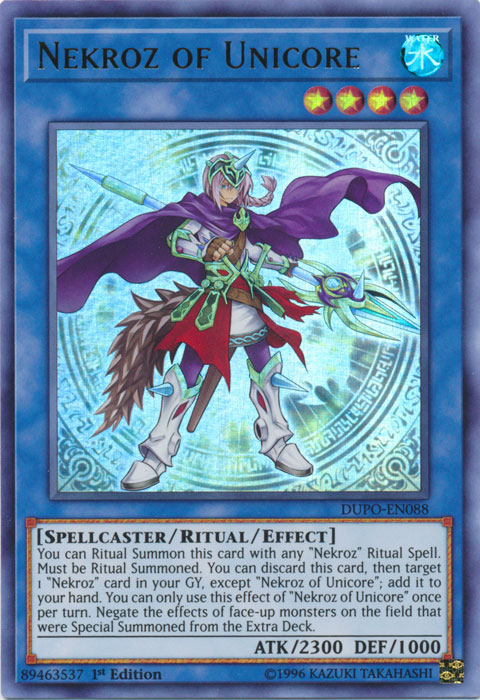 Nekroz of Unicore [DUPO-EN088] Ultra Rare | Card Merchant Takapuna