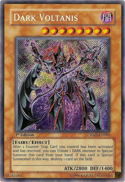 Dark Voltanis [CRMS-EN081] Secret Rare | Card Merchant Takapuna