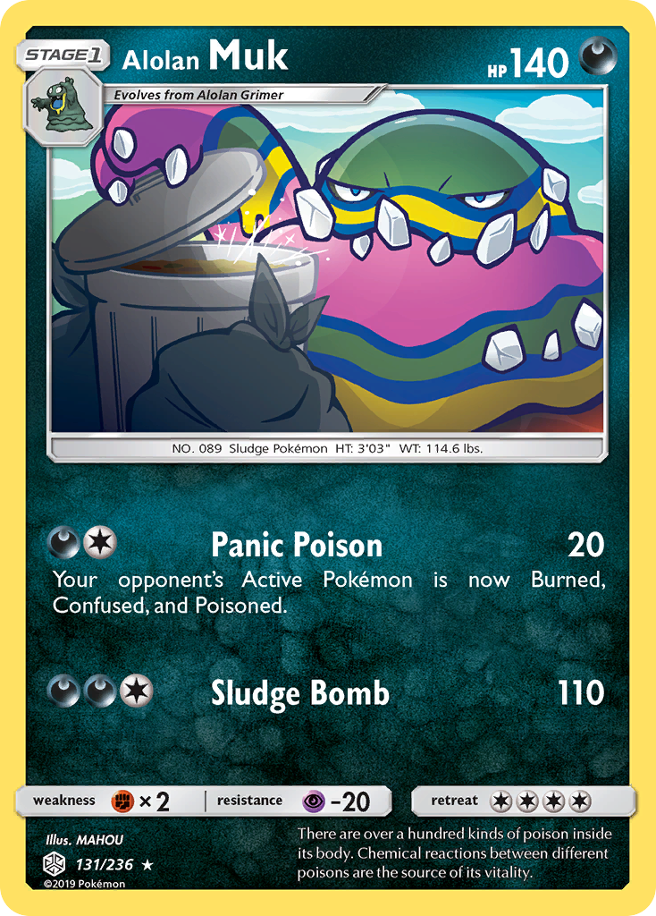 Alolan Muk (131/236) [Sun & Moon: Cosmic Eclipse] | Card Merchant Takapuna