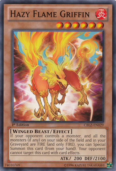 Hazy Flame Griffin [CBLZ-EN029] Common | Card Merchant Takapuna