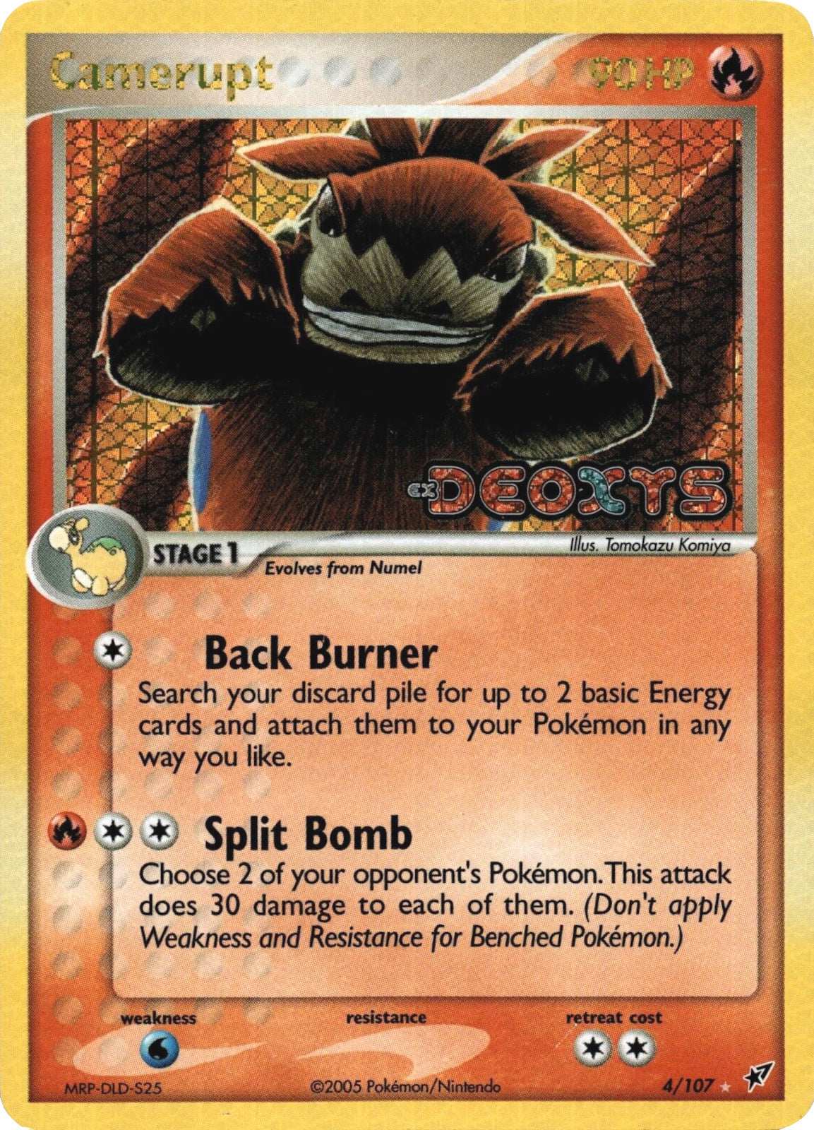 Camerupt (4/107) (Stamped) [EX: Deoxys] | Card Merchant Takapuna