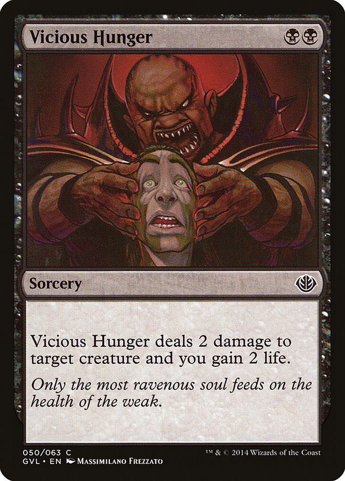 Vicious Hunger (Garruk vs. Liliana) [Duel Decks Anthology] | Card Merchant Takapuna