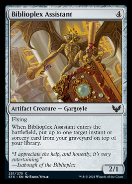 Biblioplex Assistant [Strixhaven: School of Mages] | Card Merchant Takapuna