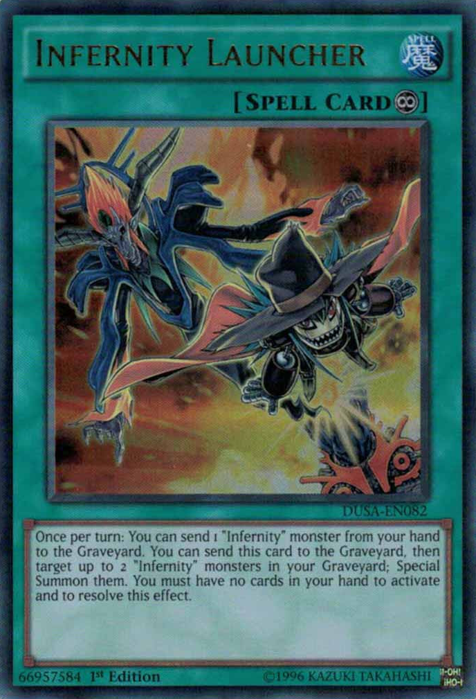 Infernity Launcher [DUSA-EN082] Ultra Rare | Card Merchant Takapuna