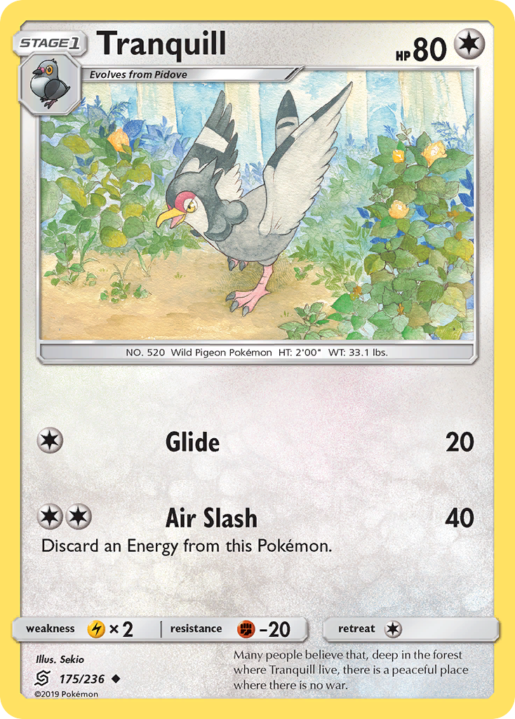 Tranquill (175/236) [Sun & Moon: Unified Minds] | Card Merchant Takapuna