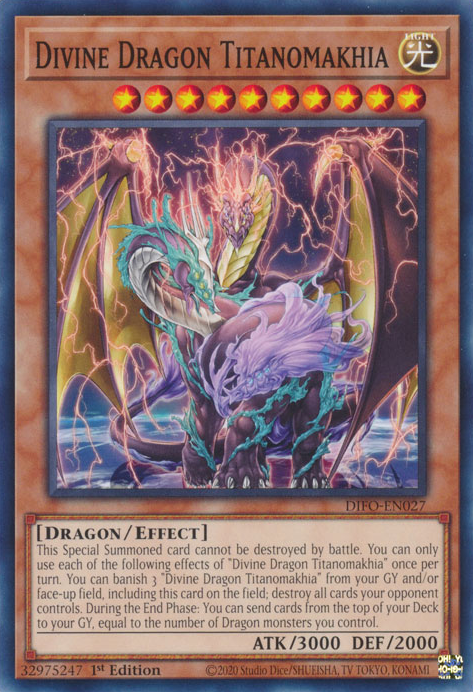 Divine Dragon Titanomakhia [DIFO-EN027] Common | Card Merchant Takapuna