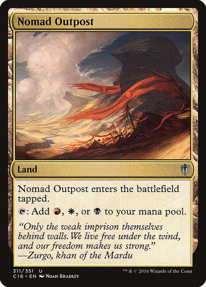 Nomad Outpost [Commander 2016] | Card Merchant Takapuna