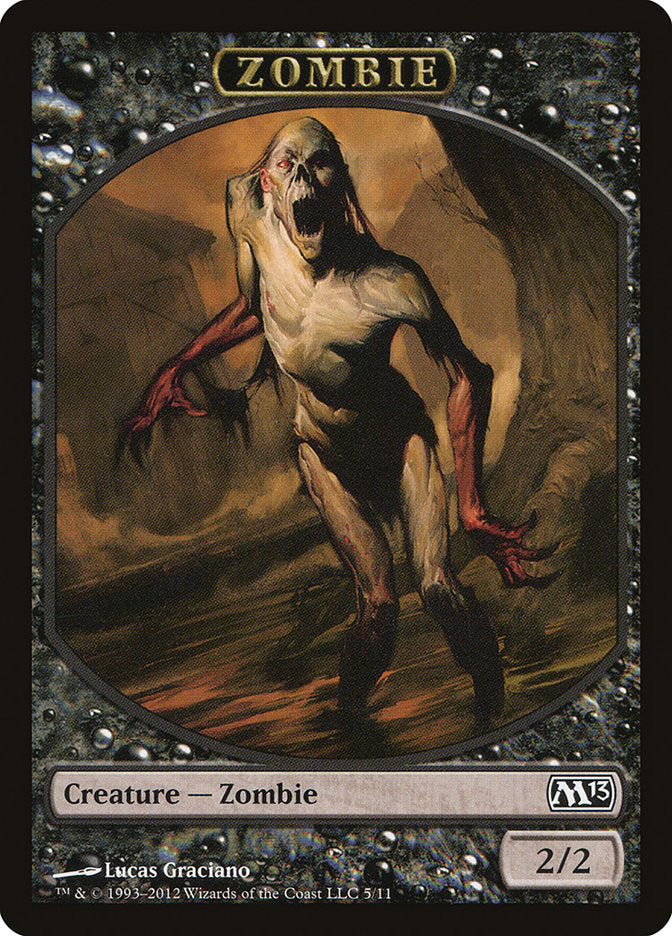 Zombie Token [Magic 2013 Tokens] | Card Merchant Takapuna