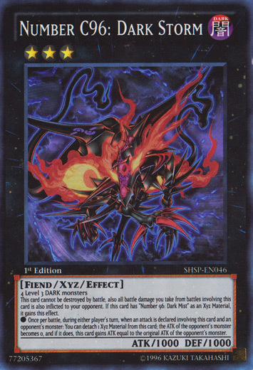 Number C96: Dark Storm [SHSP-EN046] Super Rare | Card Merchant Takapuna