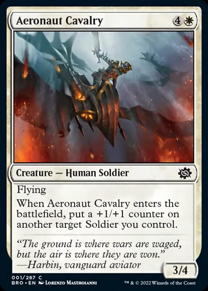 Aeronaut Cavalry [The Brothers' War] | Card Merchant Takapuna