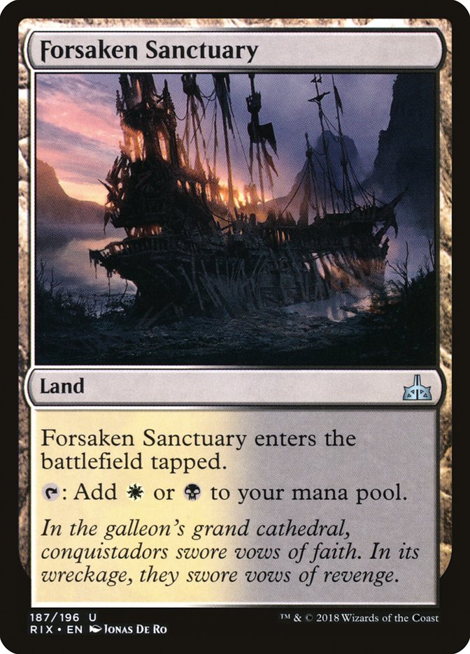 Forsaken Sanctuary [Rivals of Ixalan] | Card Merchant Takapuna