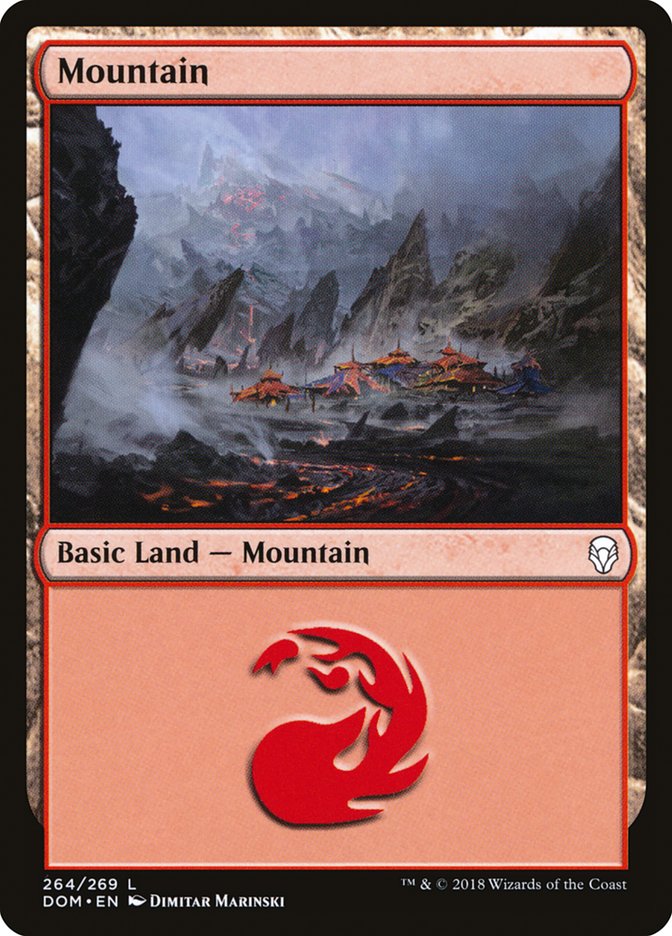 Mountain (264) [Dominaria] | Card Merchant Takapuna