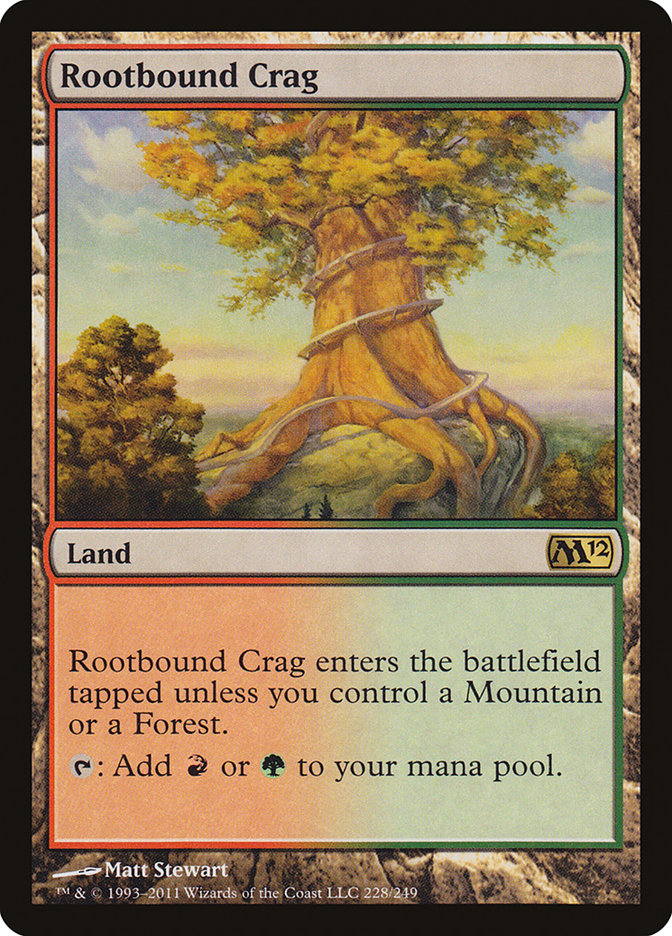 Rootbound Crag [Magic 2012] | Card Merchant Takapuna