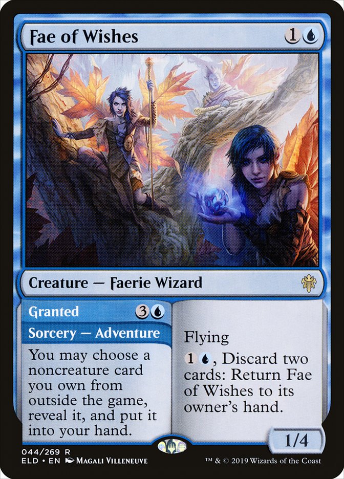 Fae of Wishes // Granted [Throne of Eldraine] | Card Merchant Takapuna