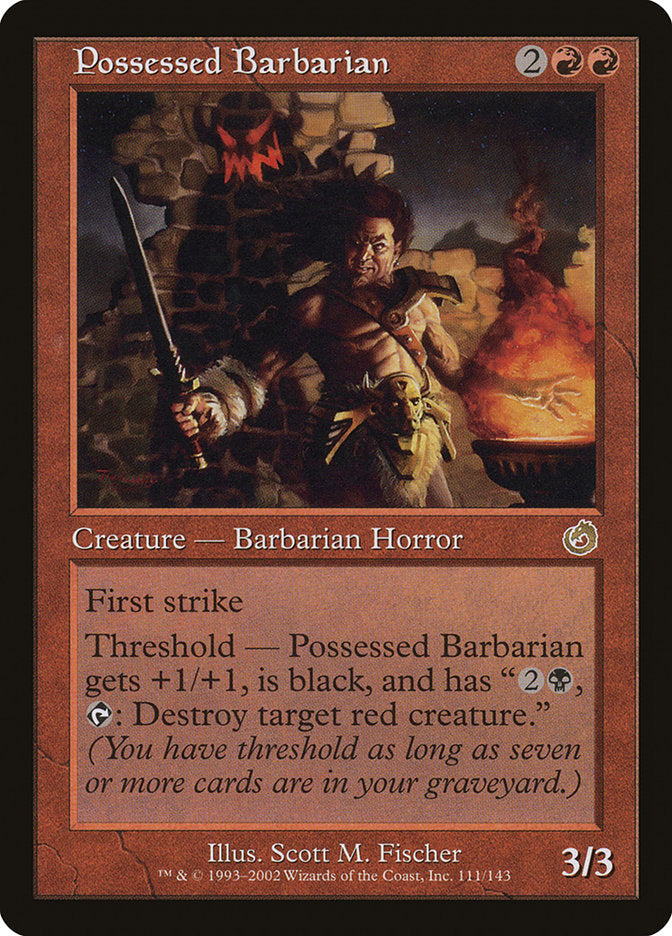 Possessed Barbarian [Torment] | Card Merchant Takapuna