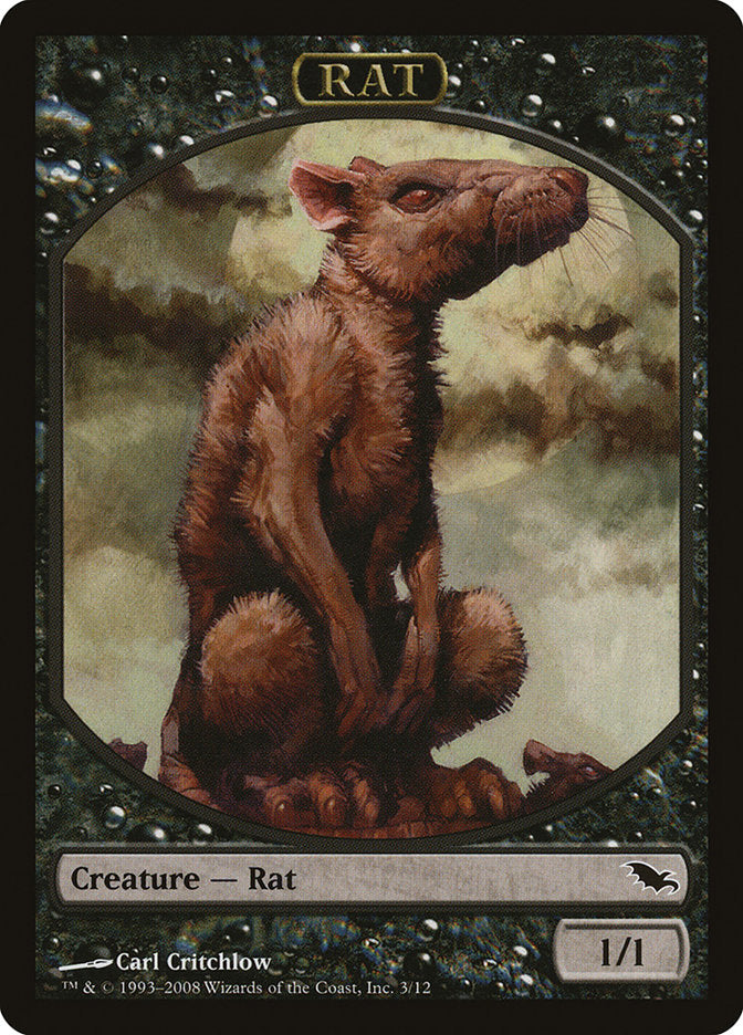 Rat Token [Shadowmoor Tokens] | Card Merchant Takapuna