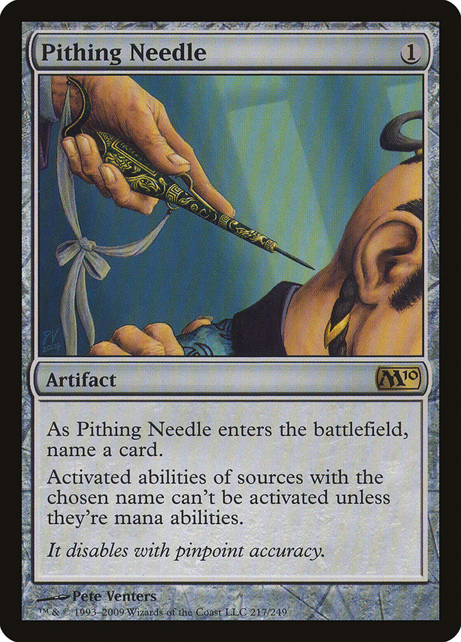 Pithing Needle [Magic 2010] | Card Merchant Takapuna