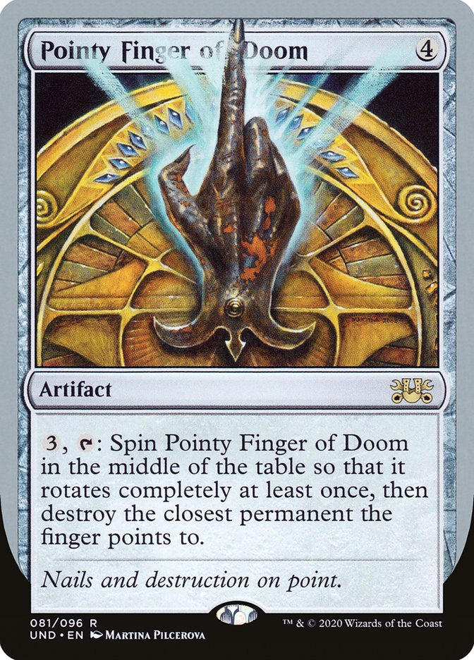 Pointy Finger of Doom [Unsanctioned] | Card Merchant Takapuna