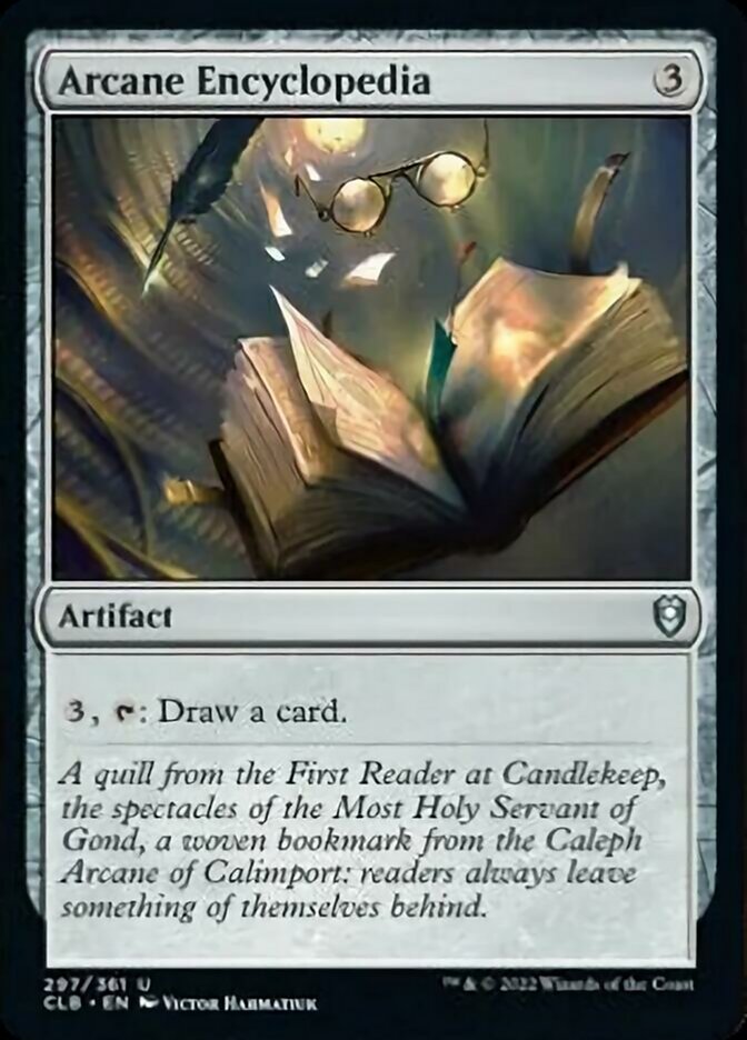 Arcane Encyclopedia [Commander Legends: Battle for Baldur's Gate] | Card Merchant Takapuna