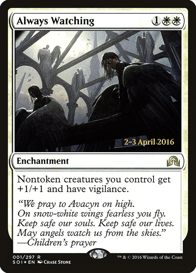 Always Watching [Shadows over Innistrad Prerelease Promos] | Card Merchant Takapuna