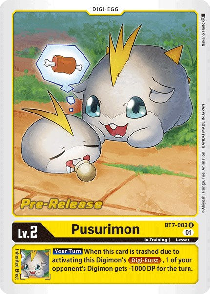 Pusurimon [BT7-003] [Next Adventure Pre-Release Cards] | Card Merchant Takapuna