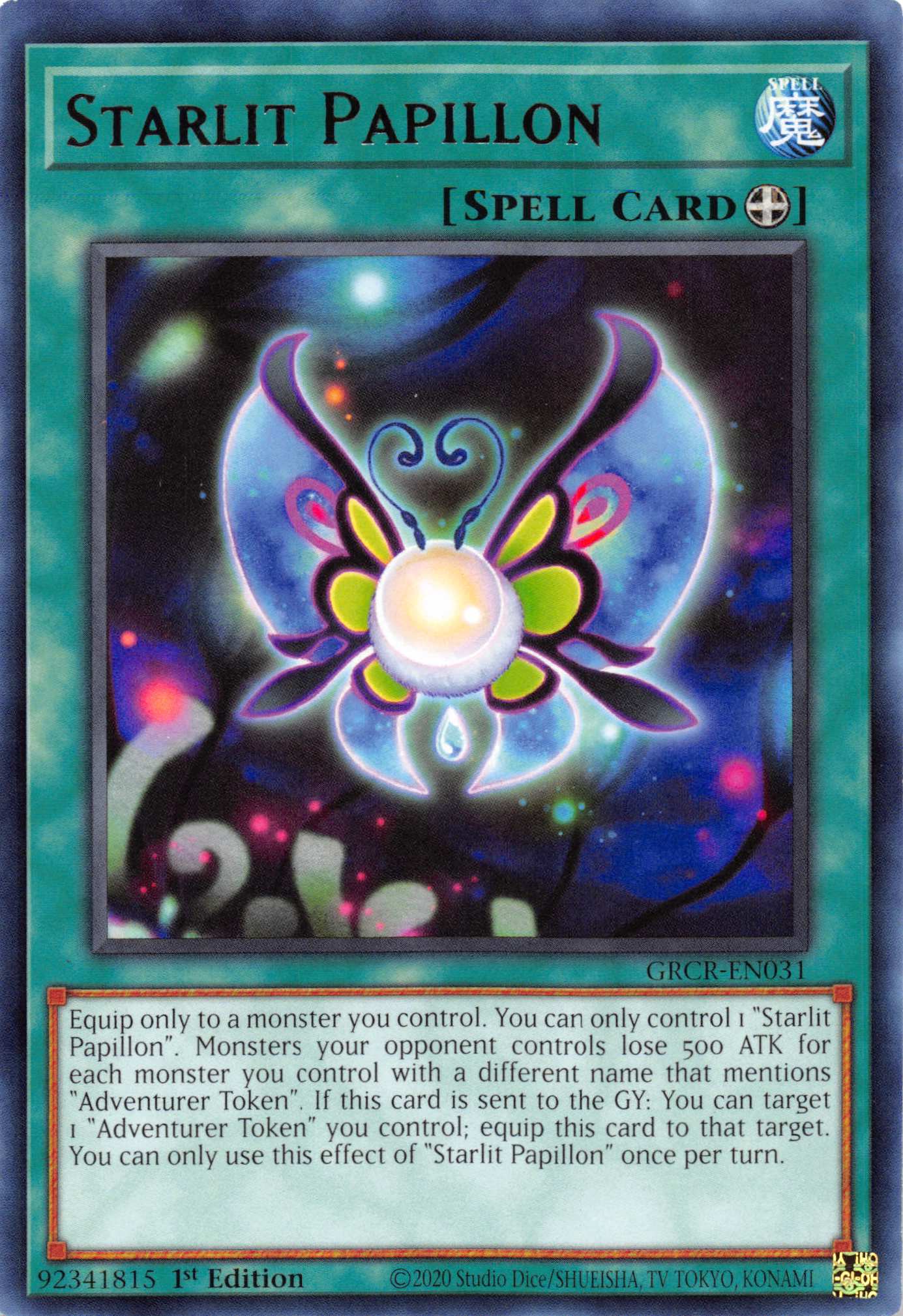 Starlit Papillon [GRCR-EN031] Rare | Card Merchant Takapuna