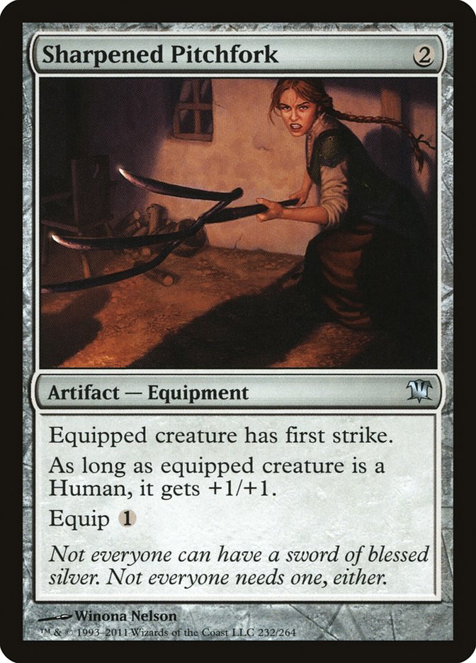 Sharpened Pitchfork [Innistrad] | Card Merchant Takapuna