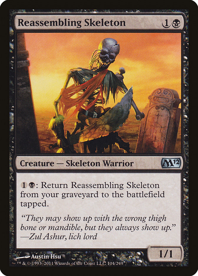 Reassembling Skeleton [Magic 2012] | Card Merchant Takapuna