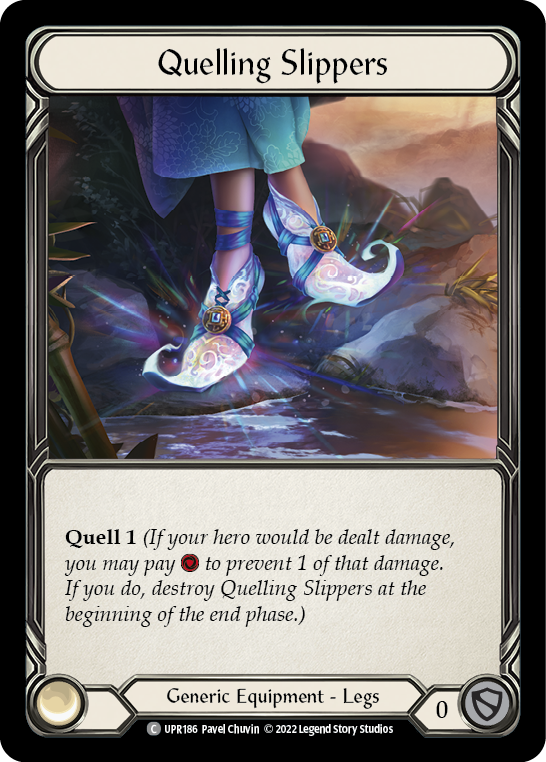 Quelling Slippers [UPR186] (Uprising)  Rainbow Foil | Card Merchant Takapuna