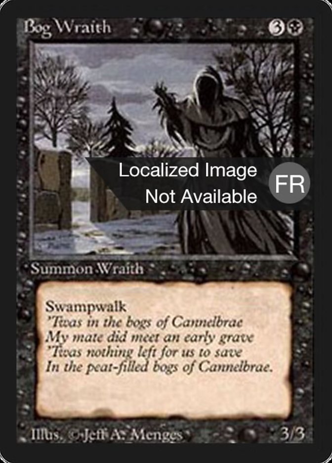 Bog Wraith [Foreign Black Border] | Card Merchant Takapuna