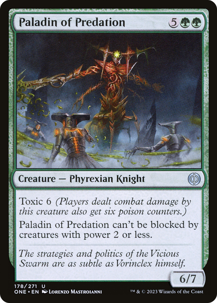 Paladin of Predation [Phyrexia: All Will Be One] | Card Merchant Takapuna