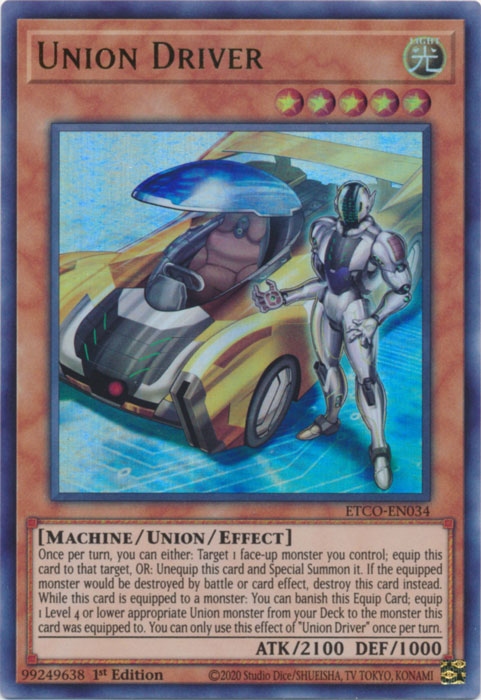 Union Driver [ETCO-EN034] Ultra Rare | Card Merchant Takapuna