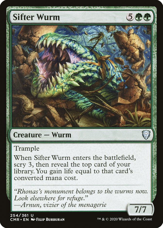 Sifter Wurm [Commander Legends] | Card Merchant Takapuna