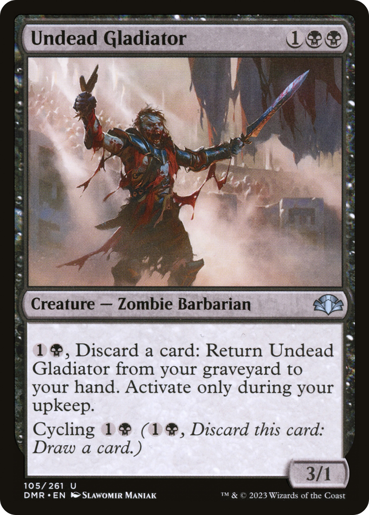 Undead Gladiator [Dominaria Remastered] | Card Merchant Takapuna