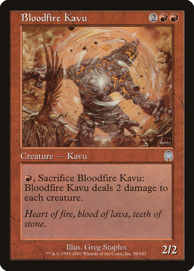 Bloodfire Kavu [Apocalypse] | Card Merchant Takapuna