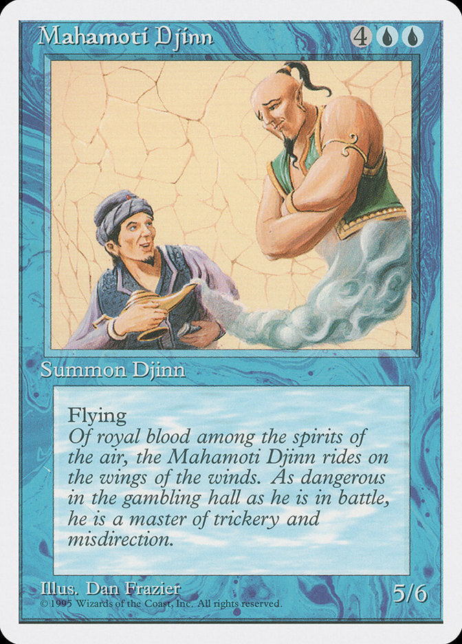 Mahamoti Djinn [Fourth Edition] | Card Merchant Takapuna