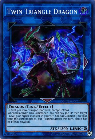 Twin Triangle Dragon [OP08-EN006] Super Rare | Card Merchant Takapuna