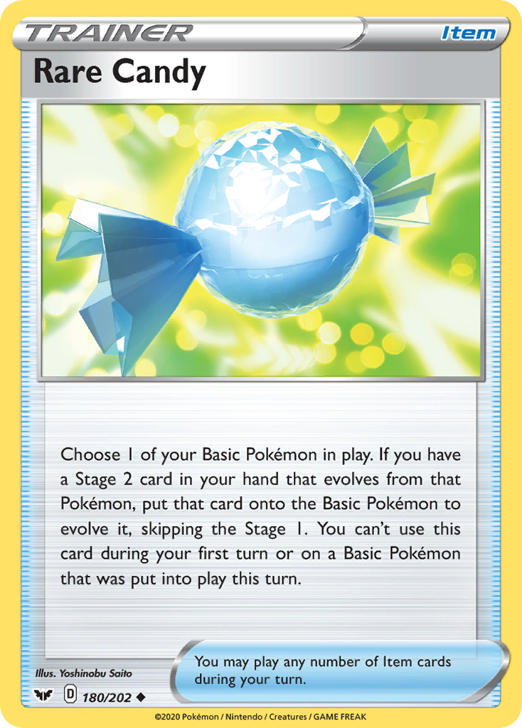 Rare Candy (180/202) [Sword & Shield: Base Set] | Card Merchant Takapuna