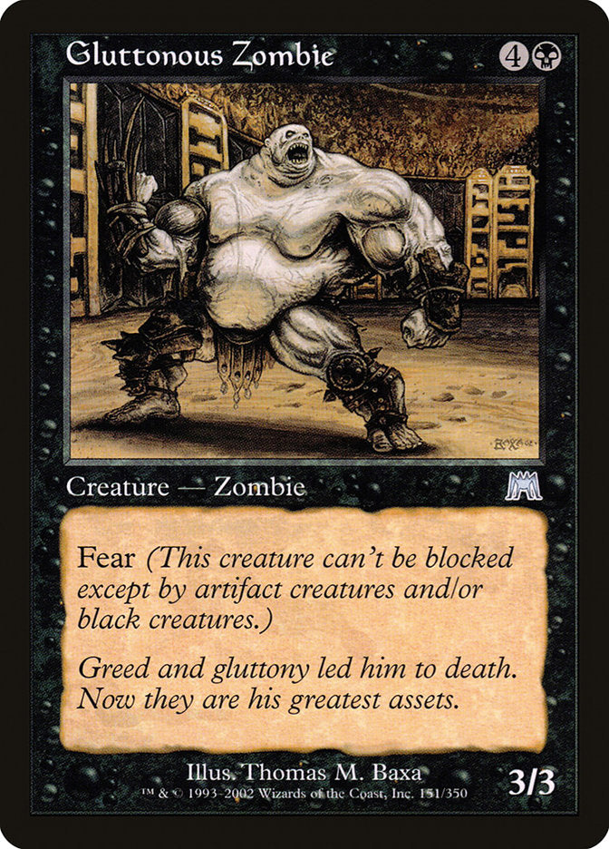 Gluttonous Zombie [Onslaught] | Card Merchant Takapuna