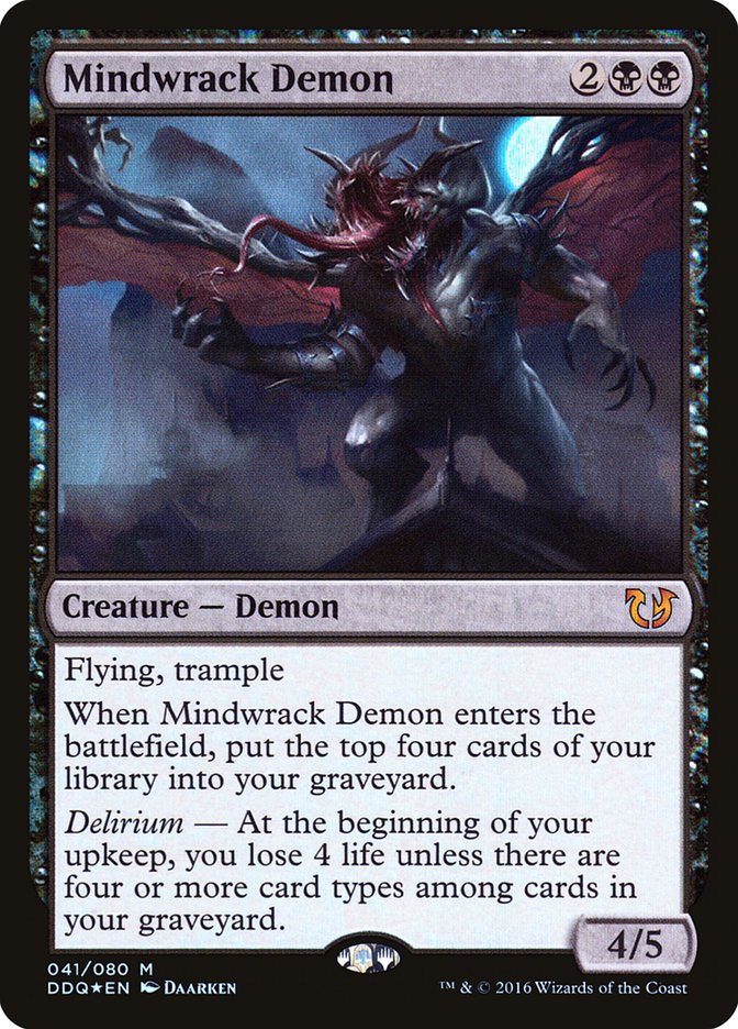 Mindwrack Demon [Duel Decks: Blessed vs. Cursed] | Card Merchant Takapuna