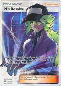 N's Resolve (Full Art) (232/236) [SM - Cosmic Eclipse] | Card Merchant Takapuna