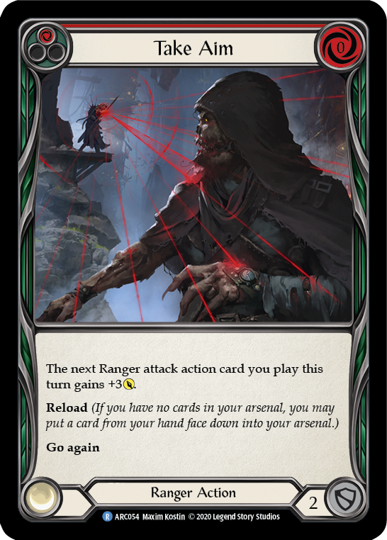 Take Aim (Red) [U-ARC054] (Arcane Rising Unlimited)  Unlimited Normal | Card Merchant Takapuna