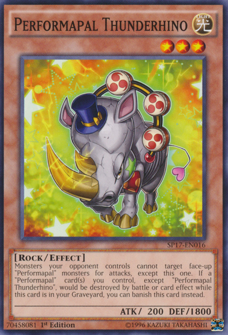 Performapal Thunderhino [SP17-EN016] Common | Card Merchant Takapuna