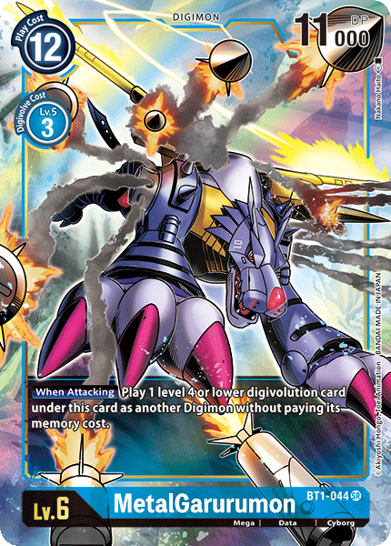 MetalGarurumon [BT1-044] (Alternate Art) [Release Special Booster Ver.1.0] | Card Merchant Takapuna