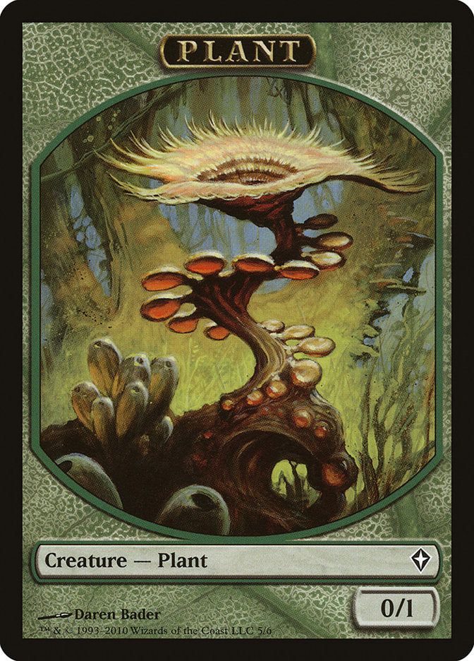 Plant Token [Worldwake Tokens] | Card Merchant Takapuna