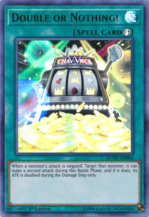 Double or Nothing! [DUPO-EN064] Ultra Rare | Card Merchant Takapuna