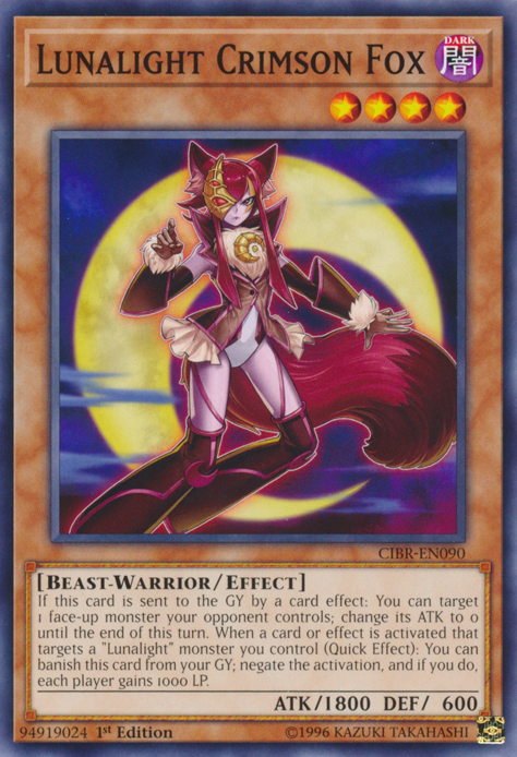 Lunalight Crimson Fox [CIBR-EN090] Common | Card Merchant Takapuna