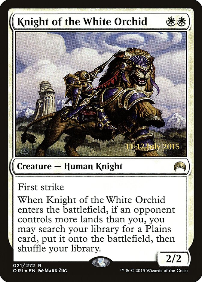 Knight of the White Orchid [Magic Origins Prerelease Promos] | Card Merchant Takapuna