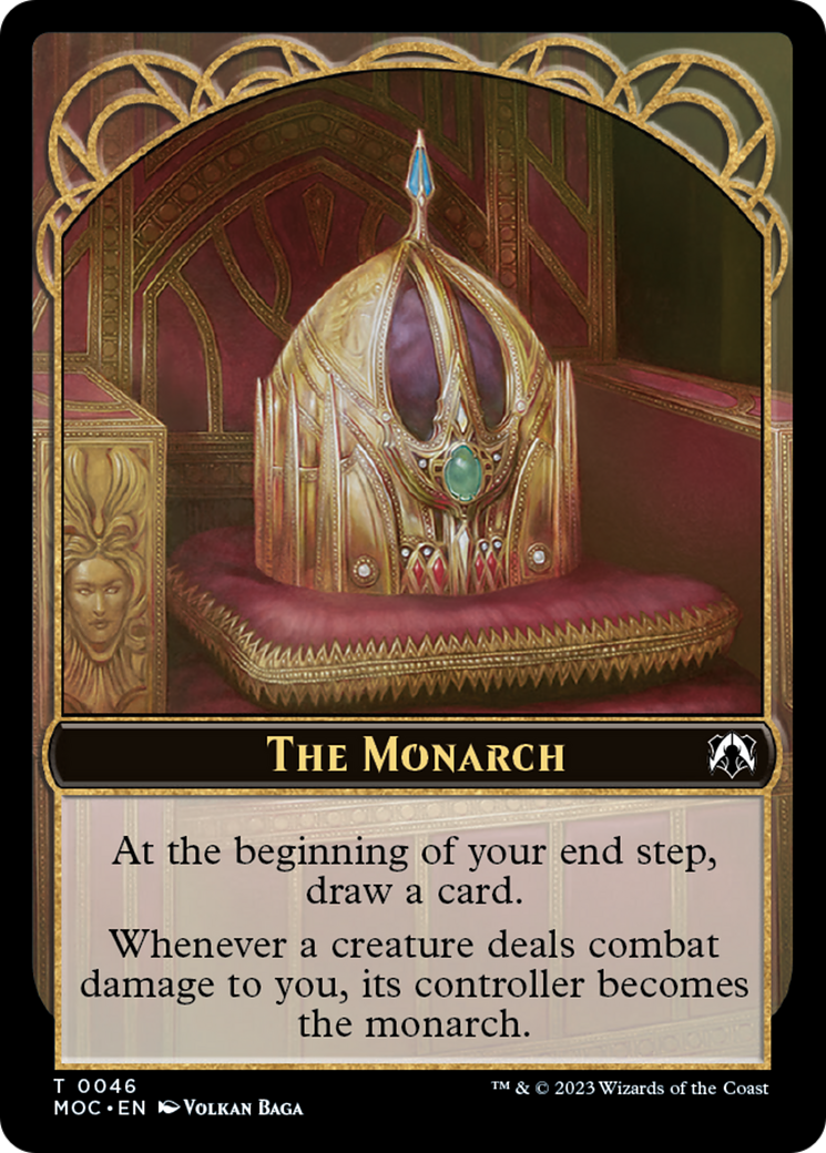 The Monarch // Shapeshifter Double-Sided Token [March of the Machine Commander Tokens] | Card Merchant Takapuna